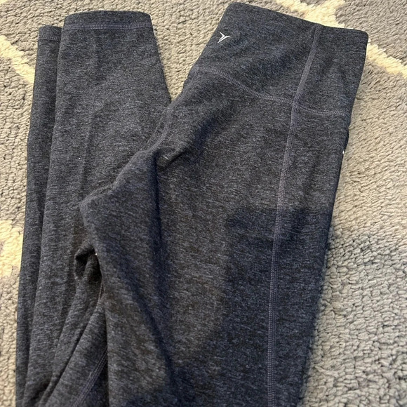 Heathered Navy Fleece Old Navy Leggings - Picture 4 of 4